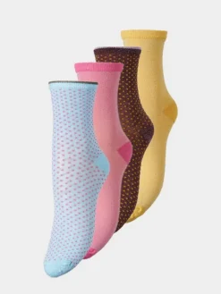 Glimmersokker|BeckSöndergaard Dina Sock Mix 4 Pack
