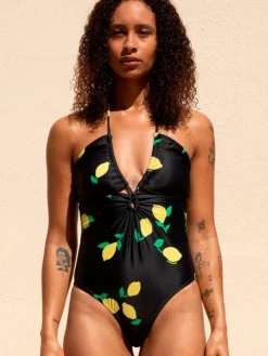 Badedrakt|BeckSöndergaard Limone Billa Swimsuit