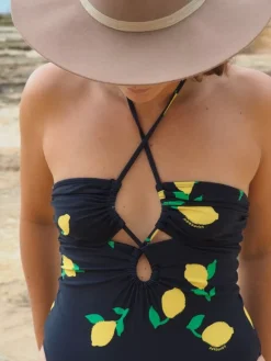 Badedrakt|BeckSöndergaard Limone Billa Swimsuit