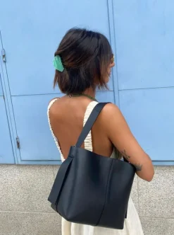 Crossbody Vesker|BeckSöndergaard Nappa Fraya Bag - Black