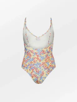 Badedrakt|BeckSöndergaard Oline Bly Frill Swimsuit