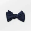 Hårtilbehør|BeckSöndergaard Satin Big Bow - Navy Blue