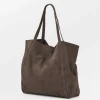 Lærvesker|BeckSöndergaard Suede Eden Bag - Hot Fudge Brown