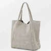 Lærvesker|BeckSöndergaard Suede Eden Bag - Porpoise Gray