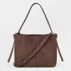 Crossbody Vesker|BeckSöndergaard Suede Fraya Small Bag - Brown