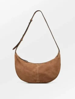 Crossbody Vesker|BeckSöndergaard Suede Moon Bag